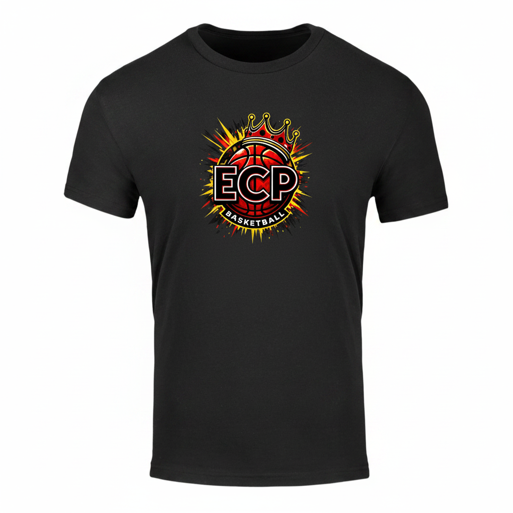 East Coast Prep Logo Tee – Black White Background