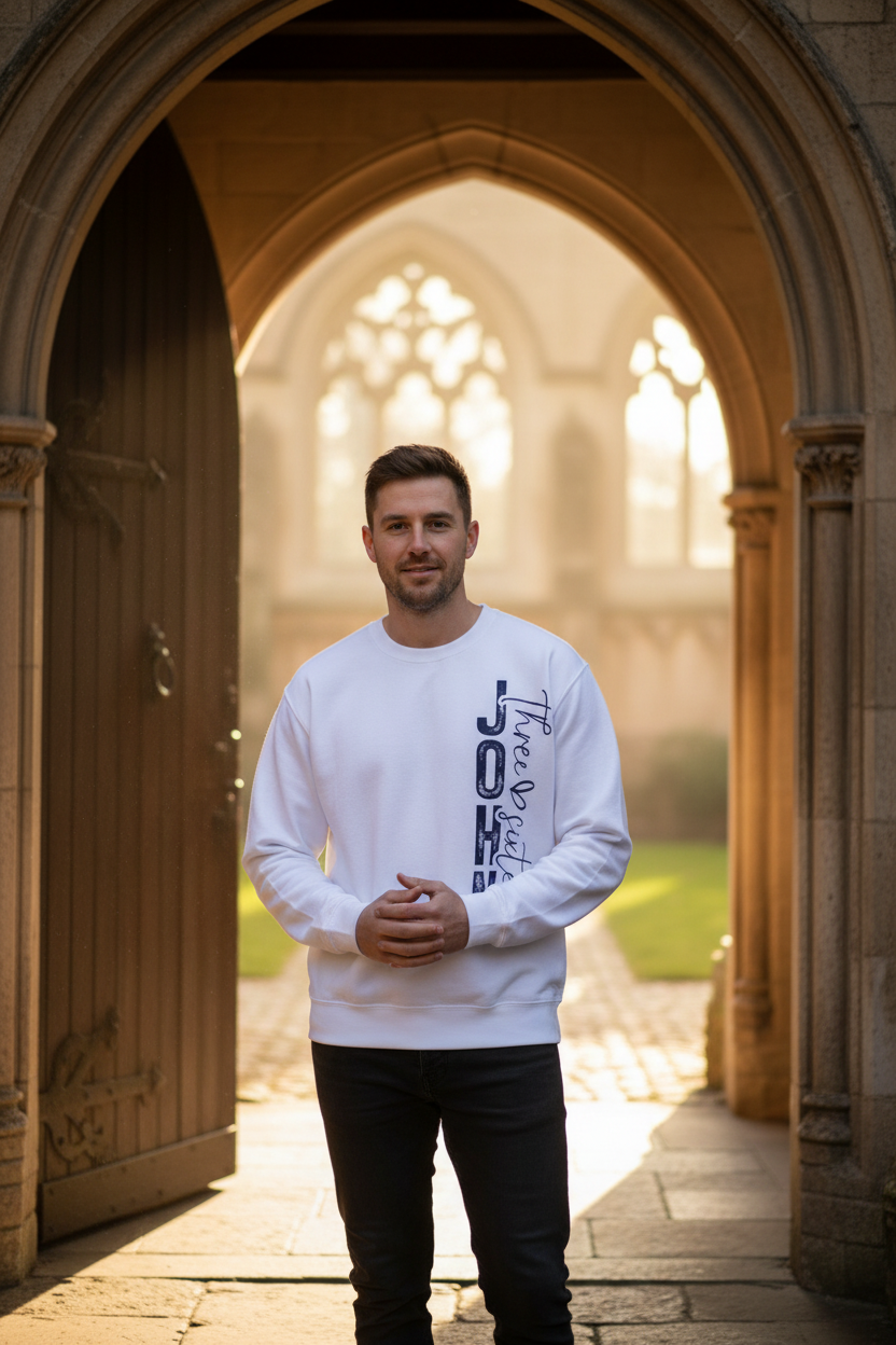 John 3:16 'For God So Loved The World' Crewneck Sweatshirt
