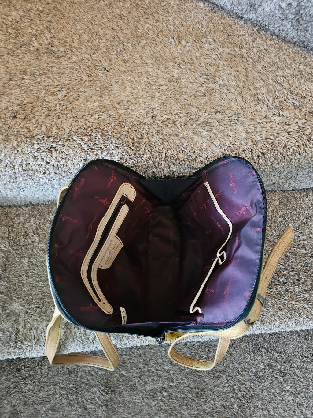 Anuschka Hand-Painted Leather Handbag (Like New)