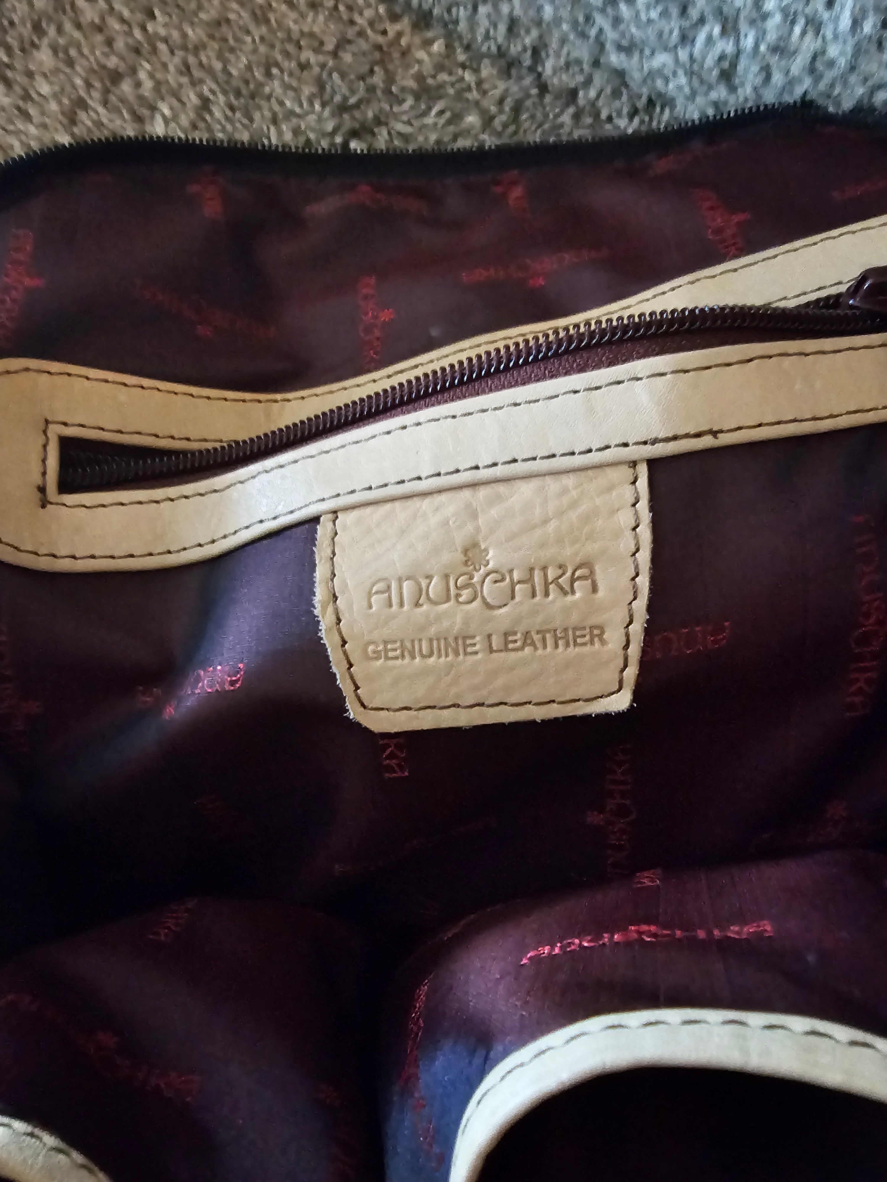 Anuschka Hand-Painted Leather Handbag (Like New)