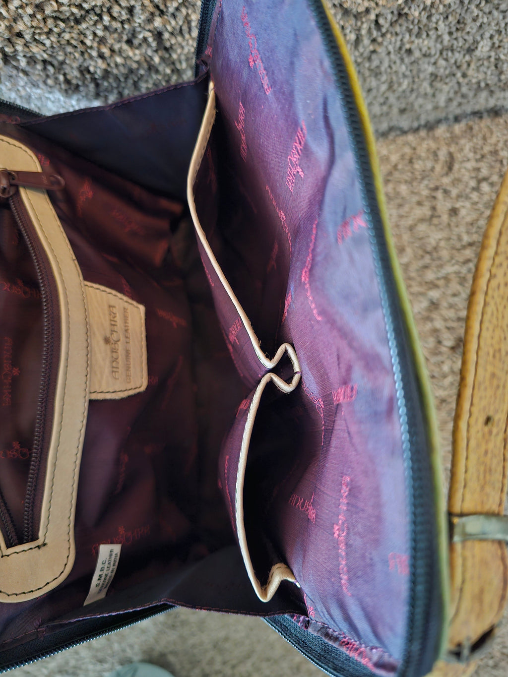 Anuschka Hand-Painted Leather Handbag (Like New)